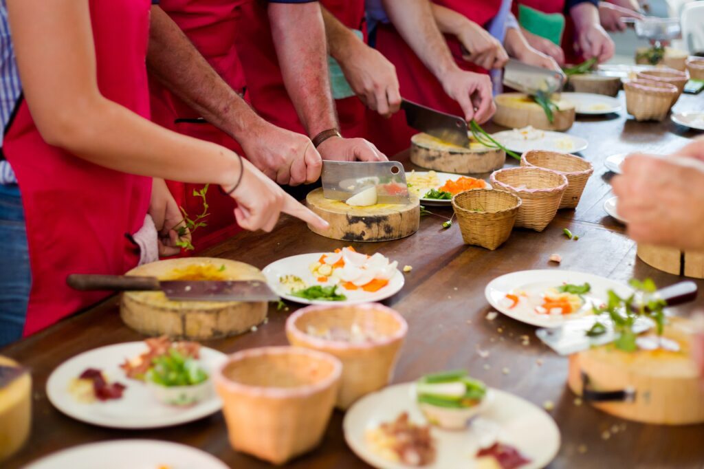 A cooking class in Thailand