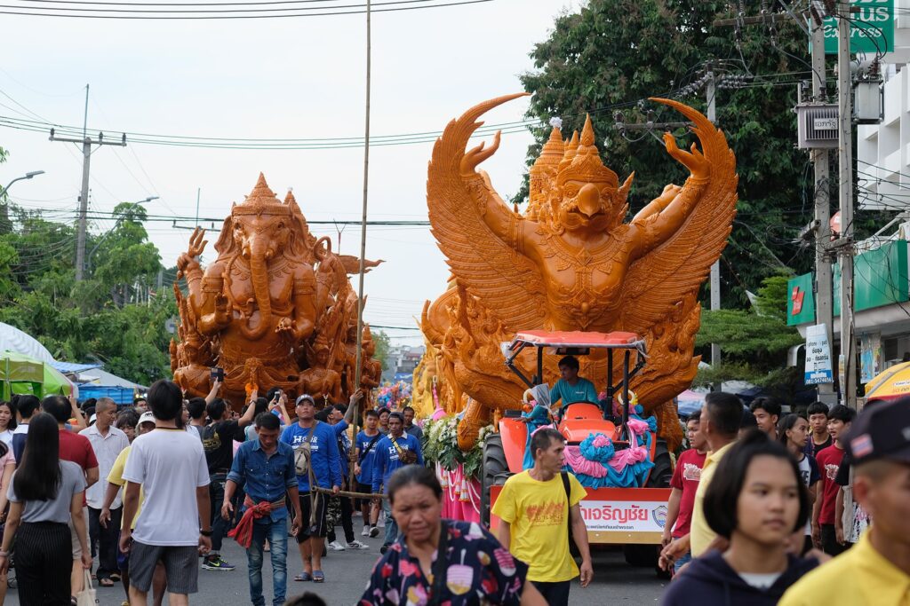 Candle Festival at Ubon Ratchathan