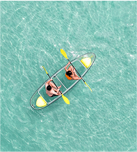 image of 2 person kayaking