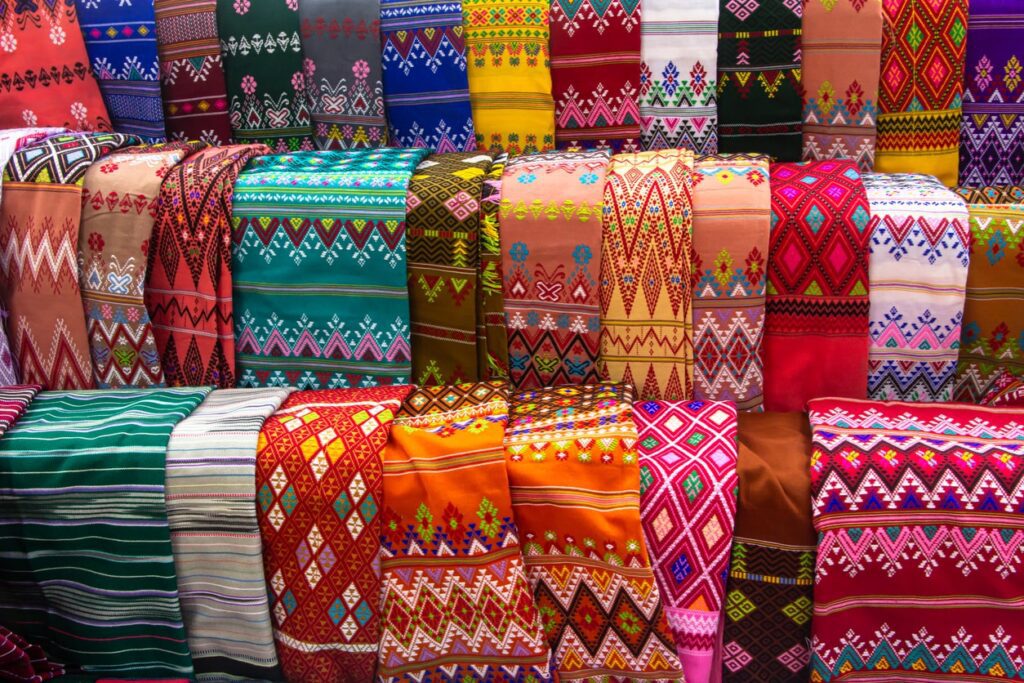 Silk Scarves and Other Textiles