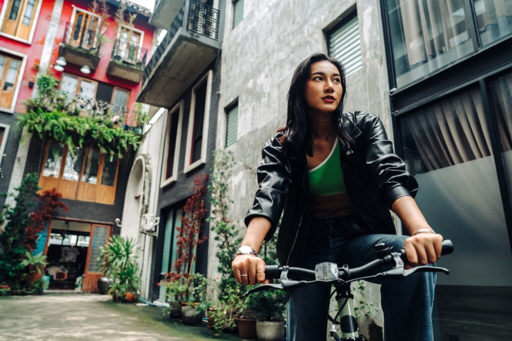 biking in Thailand