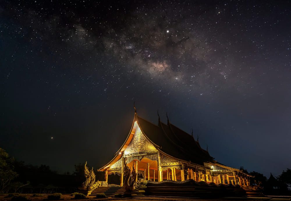 Stars Above Phu Phrao Temple | Thailand Insider